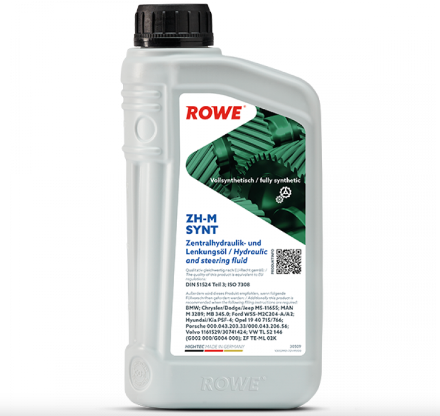 Жидкость для ГУРа и сервоприводов ROWE 30509-0010-99 HIGHTEC ZH-M SYNT, 1 литр.