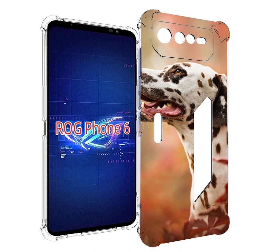 

Чехол MyPads далматин для Asus ROG Phone 6, Прозрачный, Tocco