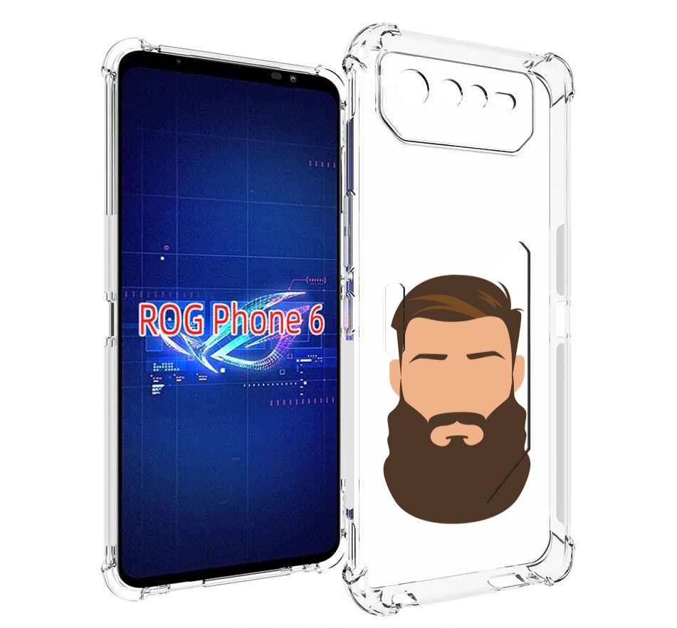 

Чехол MyPads густая-борода для Asus ROG Phone 6, Прозрачный, Tocco