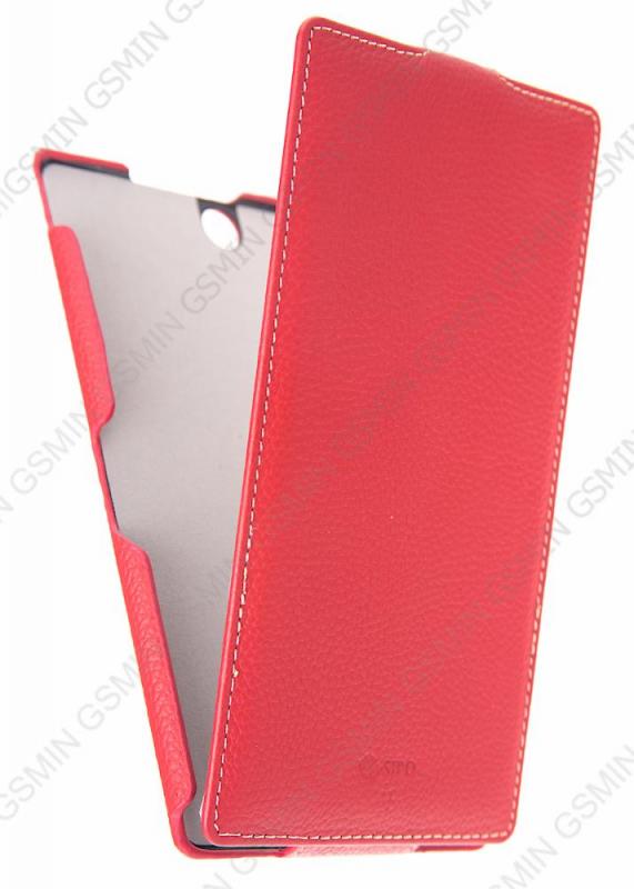 

Кожаный чехол для Sony Xperia Z Ultra Sipo Premium Leather Case - V-Series (Красный)