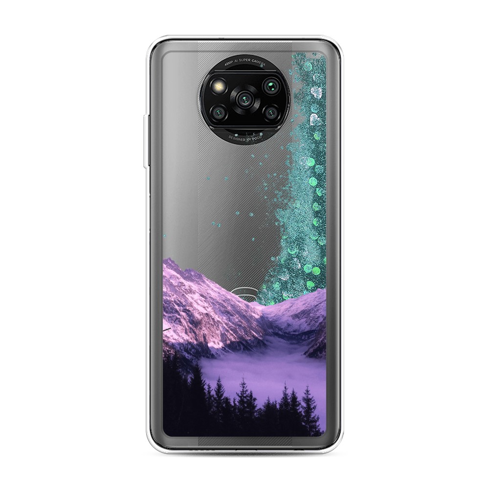 

Жидкий чехол с блестками "Горный туман" на Xiaomi Poco X3 Pro, 310695-1