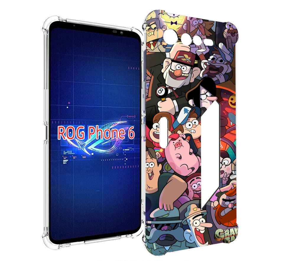 

Чехол MyPads гравити-фолз для Asus ROG Phone 6, Прозрачный, Tocco