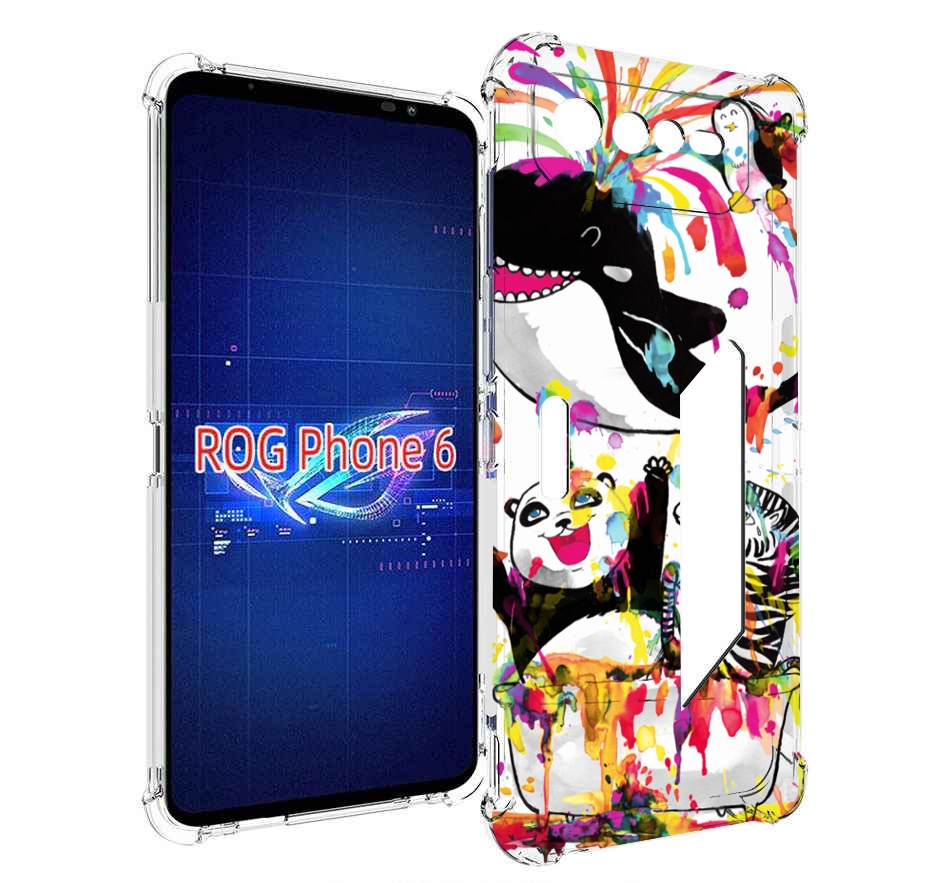 

Чехол MyPads Хиппи кит для Asus ROG Phone 6, Прозрачный, Tocco