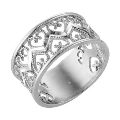 

Серебряное кольцо женское с прорезями р-р . Б2306380б5, 5402Б