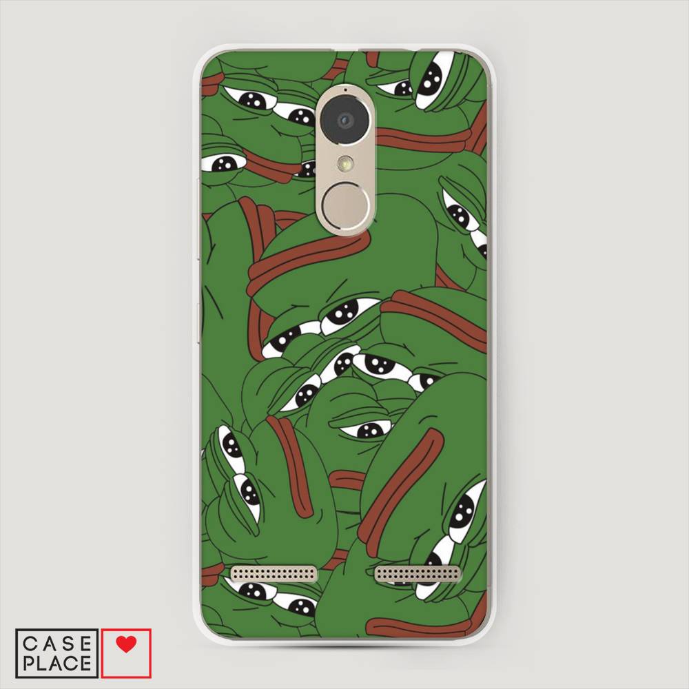 

Чехол Awog на Lenovo K6 Power / Леново K6 Power "Печальный frog", 112350-9
