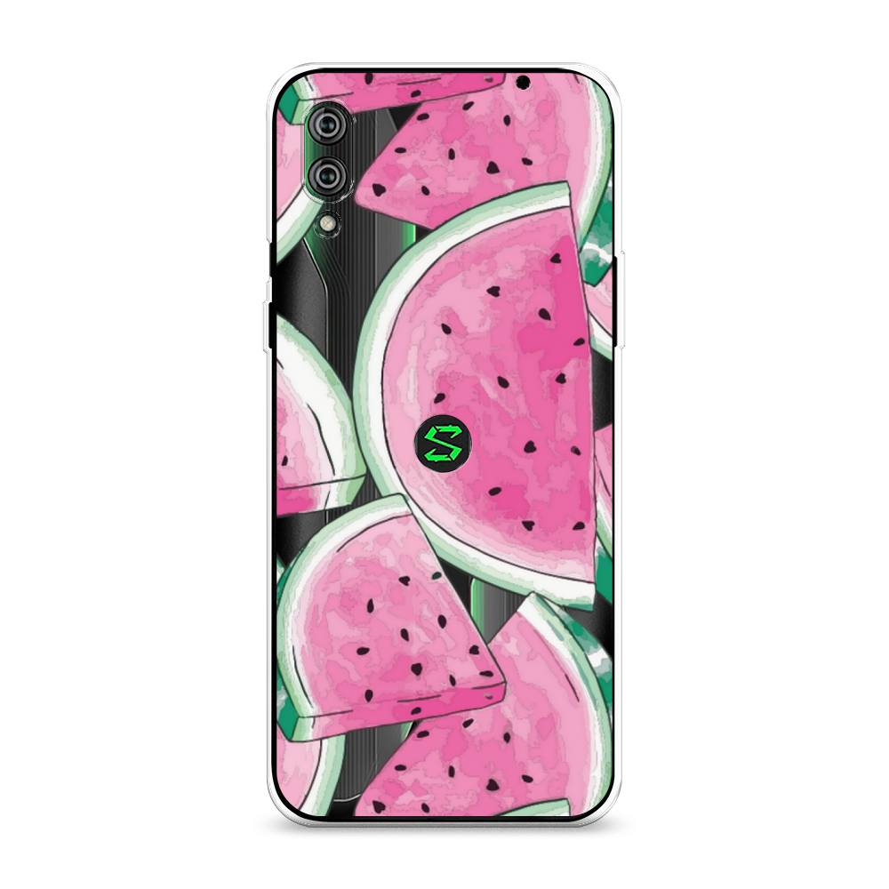 

Чехол Awog на Xiaomi Black Shark 2/2 Pro "Акварельные арбузы", Разноцветный, 36450-10