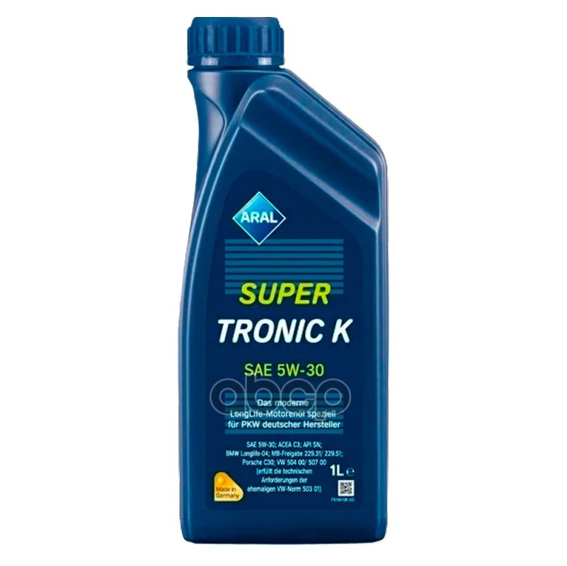 Моторное масло ARAL 15DBCC SuperTronic K 12X1L RL 5W30 1л