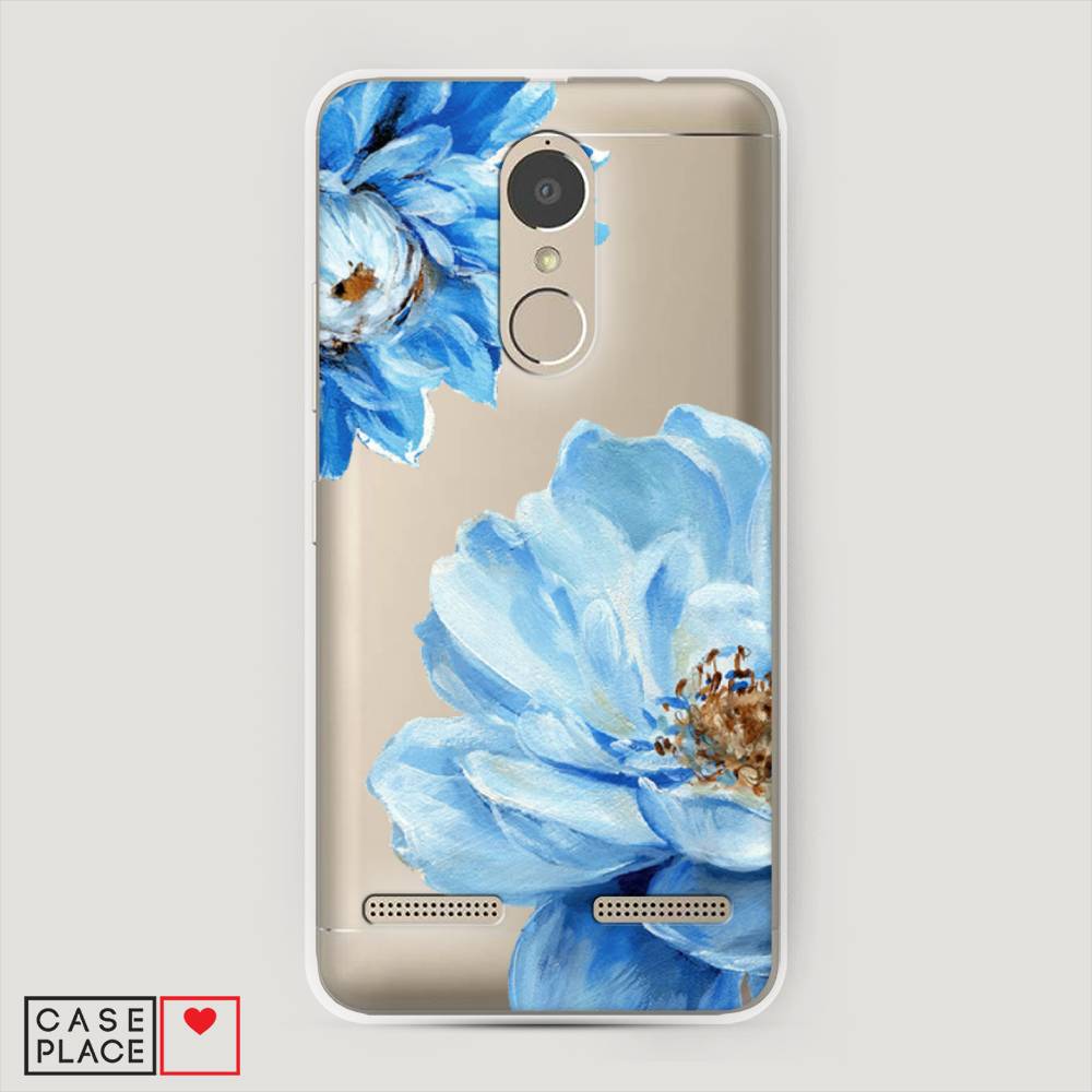 

Чехол Awog на Lenovo K6 Power / Леново K6 Power "Голубые клематисы", 112350-8