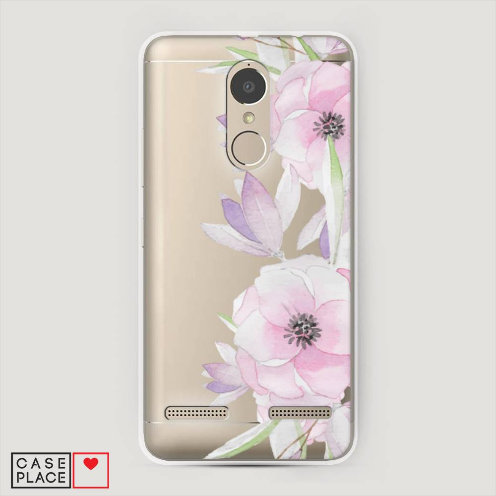 

Чехол Awog на Lenovo K6 Power / Леново K6 Power "Нежные анемоны", 112350-8