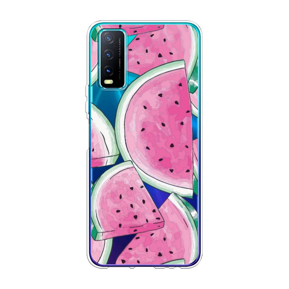 

Чехол Awog на Vivo Y20 "Акварельные арбузы", Разноцветный, 263650-10