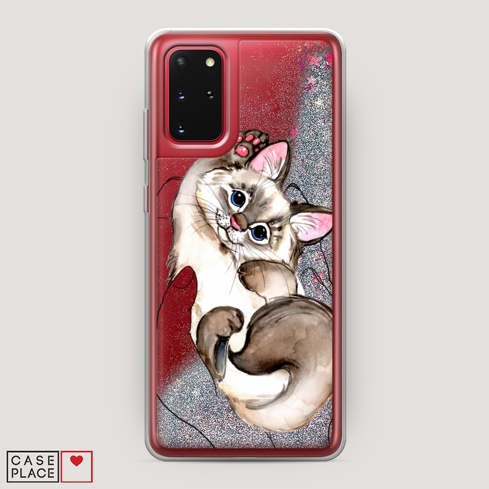 

Чехол Awog на Samsung Galaxy S20 Plus "Котенок в ладошках", Разноцветный, 29391-1