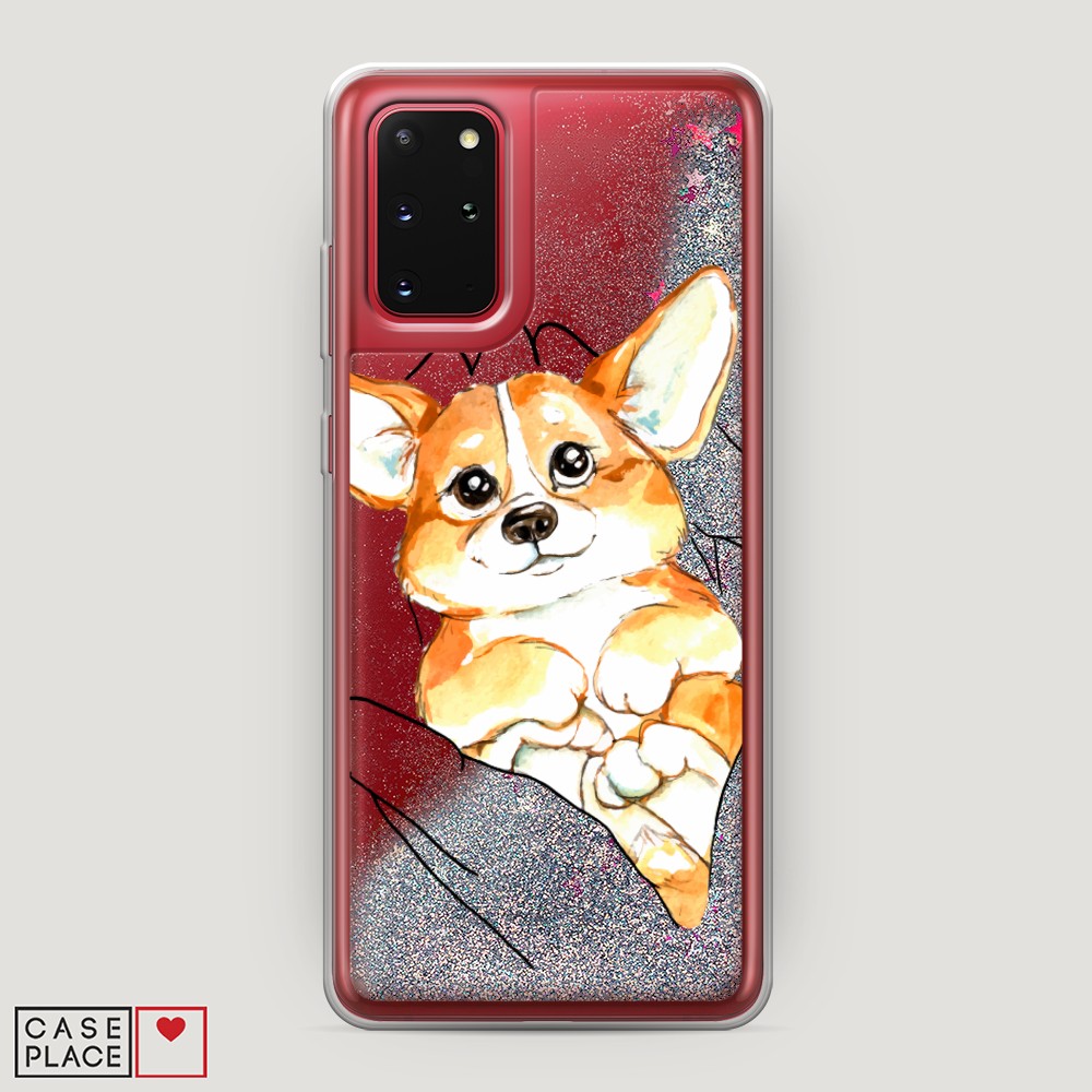 

Чехол Awog на Samsung Galaxy S20 Plus "Корги в ладошках", Разноцветный, 29391-1