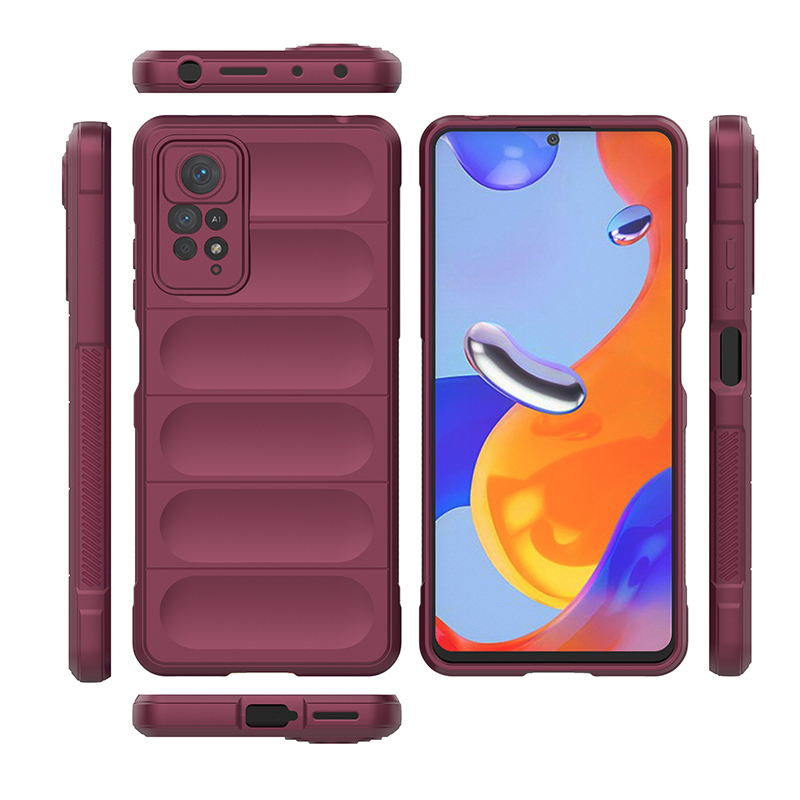 

Чехол Flexible Case для Xiaomi Redmi Note 11 Pro (бордовый), Серый