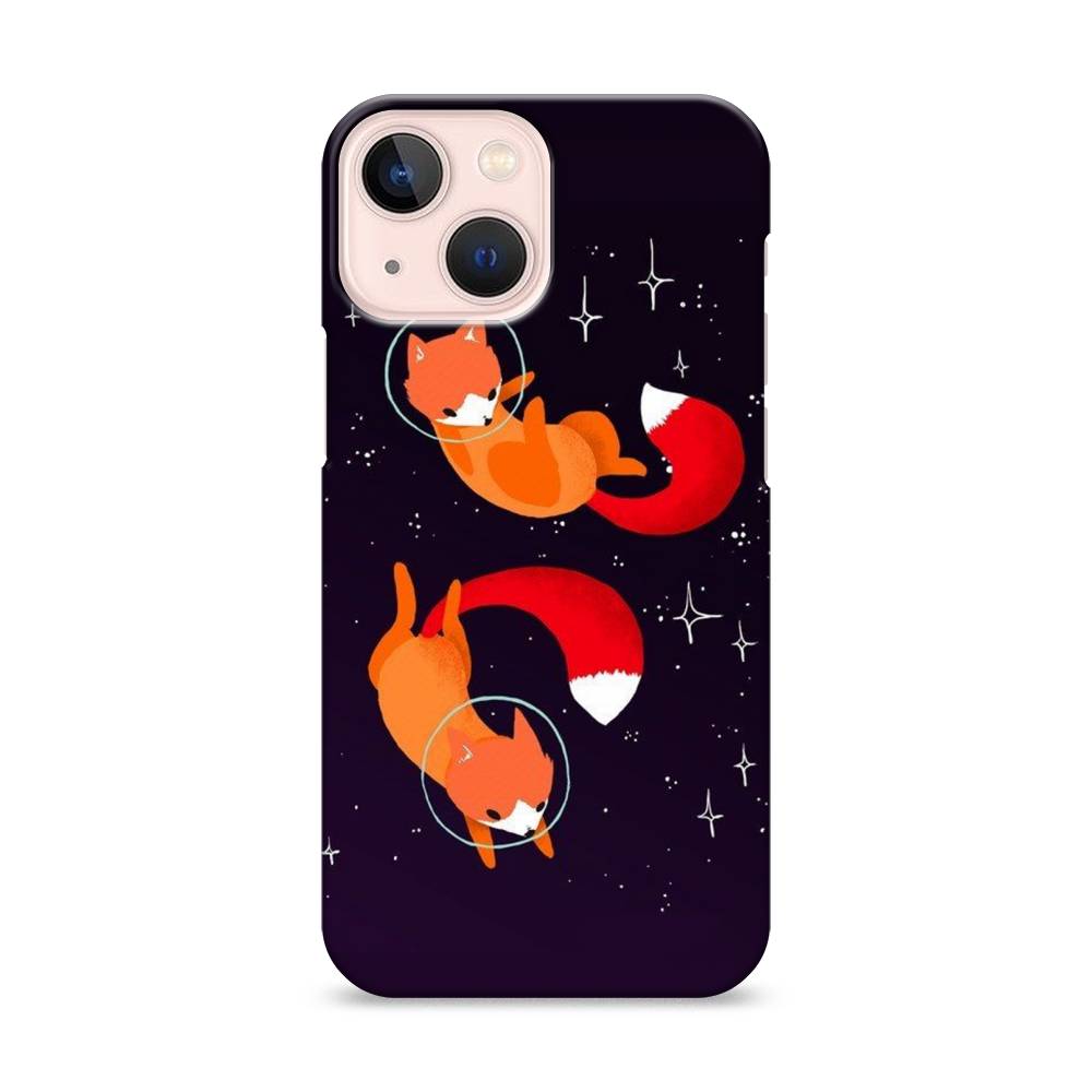 

Пластиковый чехол "Лисы космонавты" на Apple iPhone 13 mini, 14120-3