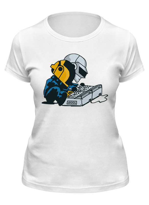 

Футболка женская Printio Daft punk белая XL, Белый, Daft punk