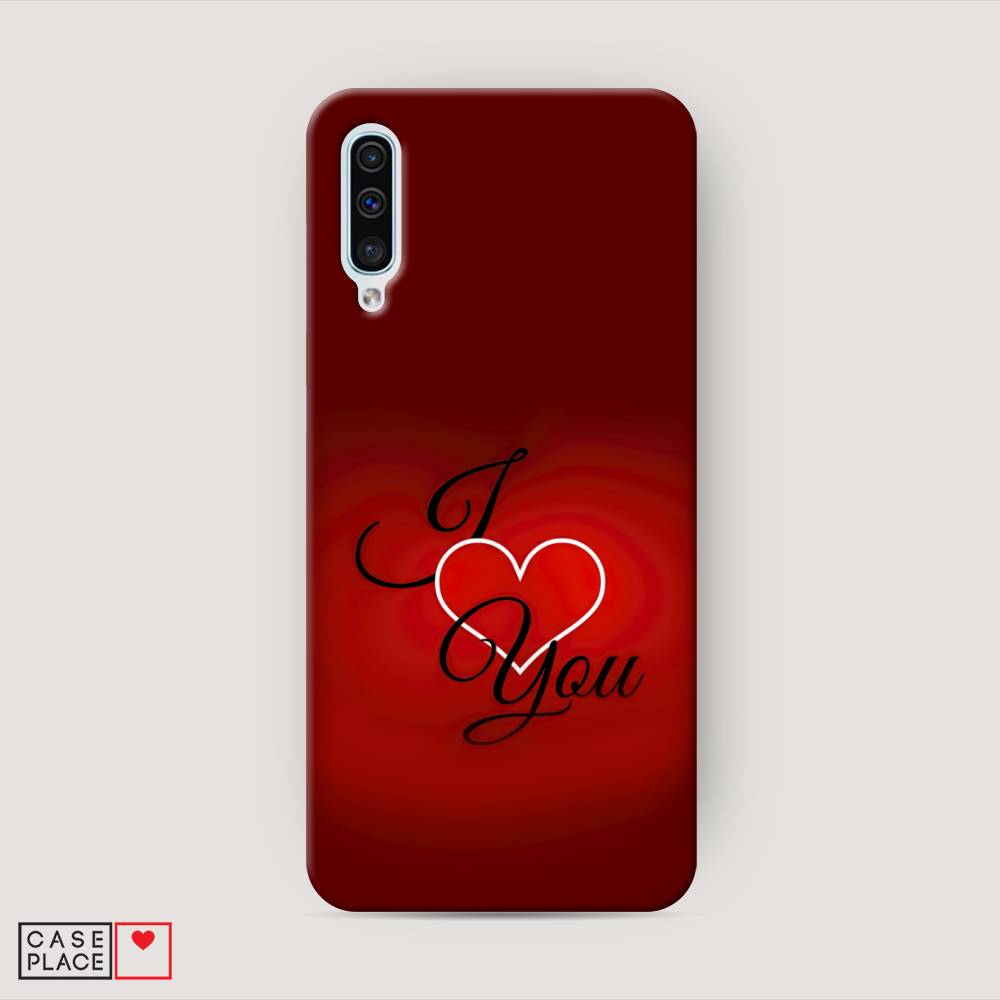 

Пластиковый чехол "I love you 3" на Samsung Galaxy A50, 27720-5