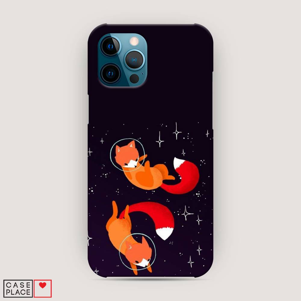 

Пластиковый чехол "Лисы космонавты" на Apple iPhone 12 Pro Max, 12720-3