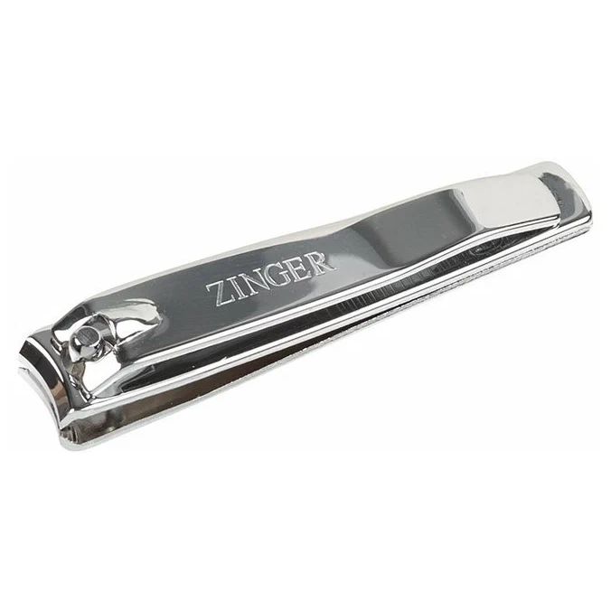 Кусачки-книпсер для ногтей ZINGER SLN-604, серебристые книпсер для ухода за ногтями solinberg 220 3103