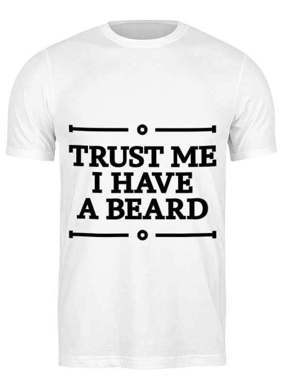 

Футболка мужская Printio Trust me белая S, Белый, Trust me