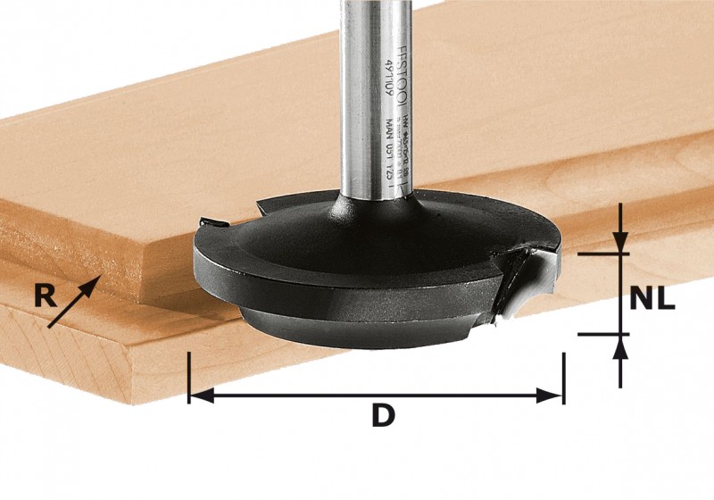 

Фреза для профилирования Festool HW S12 D42.7/13/R6, HW D42.7/13/R6