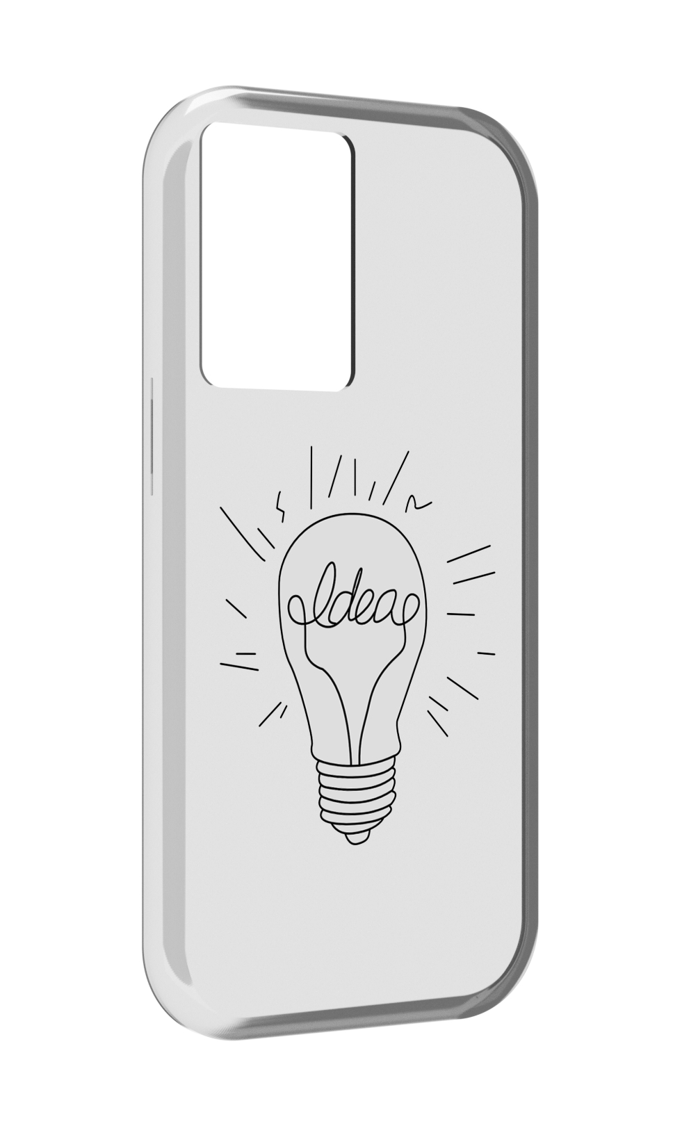 

Чехол MyPads лампочка-с-идеей для OnePlus Nord N20 SE, Прозрачный, Tocco