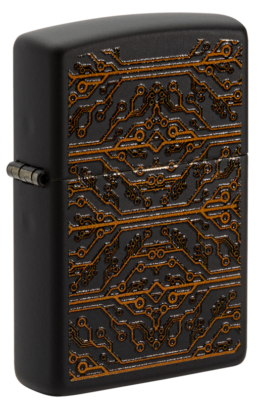 

Зажигалка Black Matte Circuit Pattern ZIPPO 49572 Original (Made in the USA), Зажигалка Black Matte Circuit Pattern ZIPPO 49572PPO 49034
