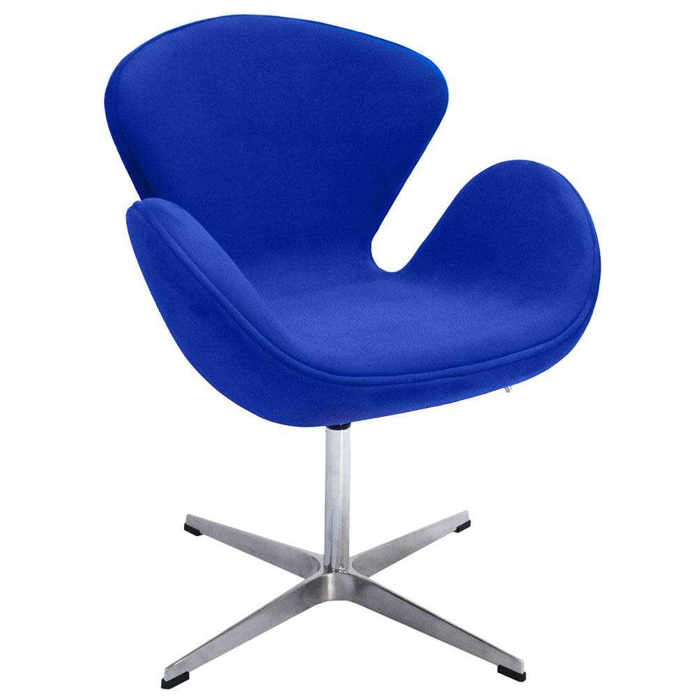 фото Кресло bradex home swan chair fr 0652, синий