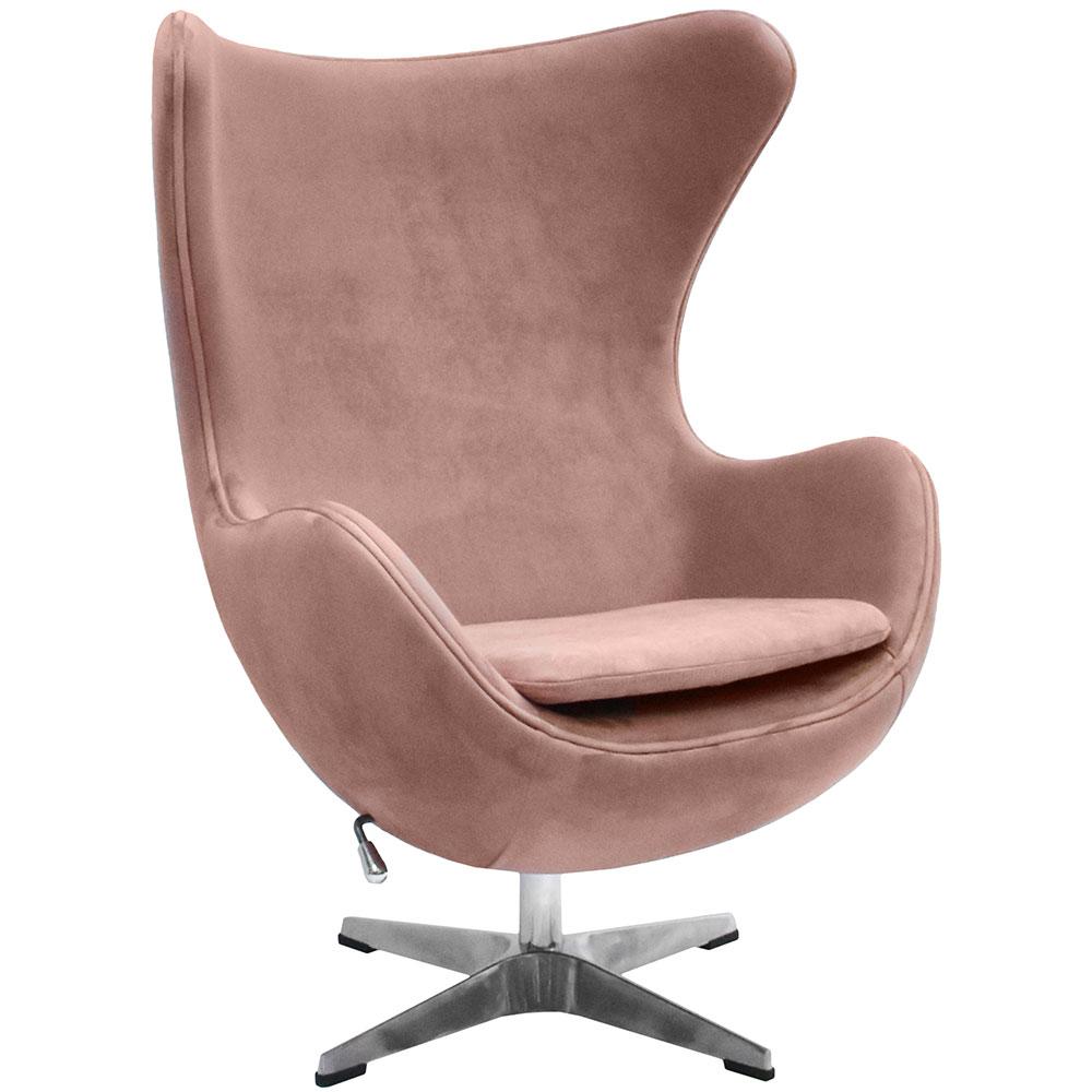 

Кресло Bradex Home EGG CHAIR FR 0648, пыльно-розовый, EGG CHAIR