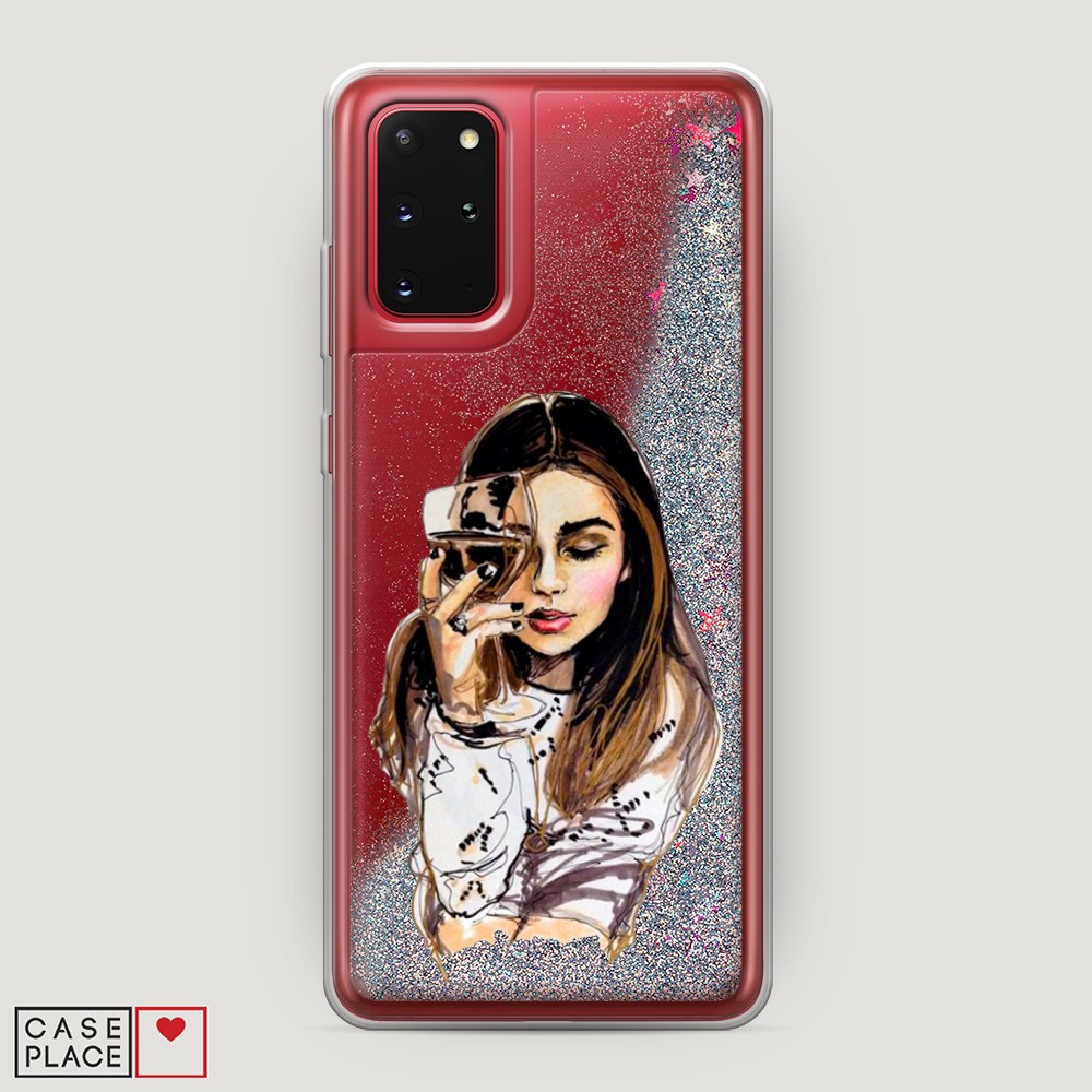 

Чехол Awog на Samsung Galaxy S20 Plus "Девушка с бокалом", Разноцветный, 29391-1
