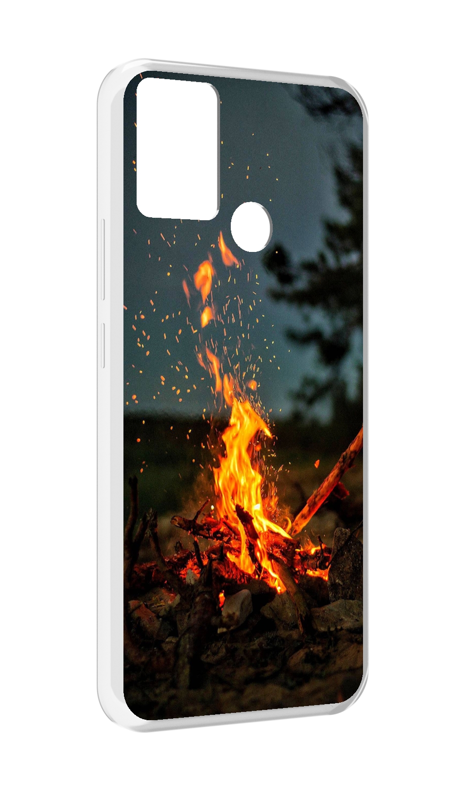 

Чехол MyPads Костер-ночное-небо для Infinix Hot 11 Play, Прозрачный, Tocco