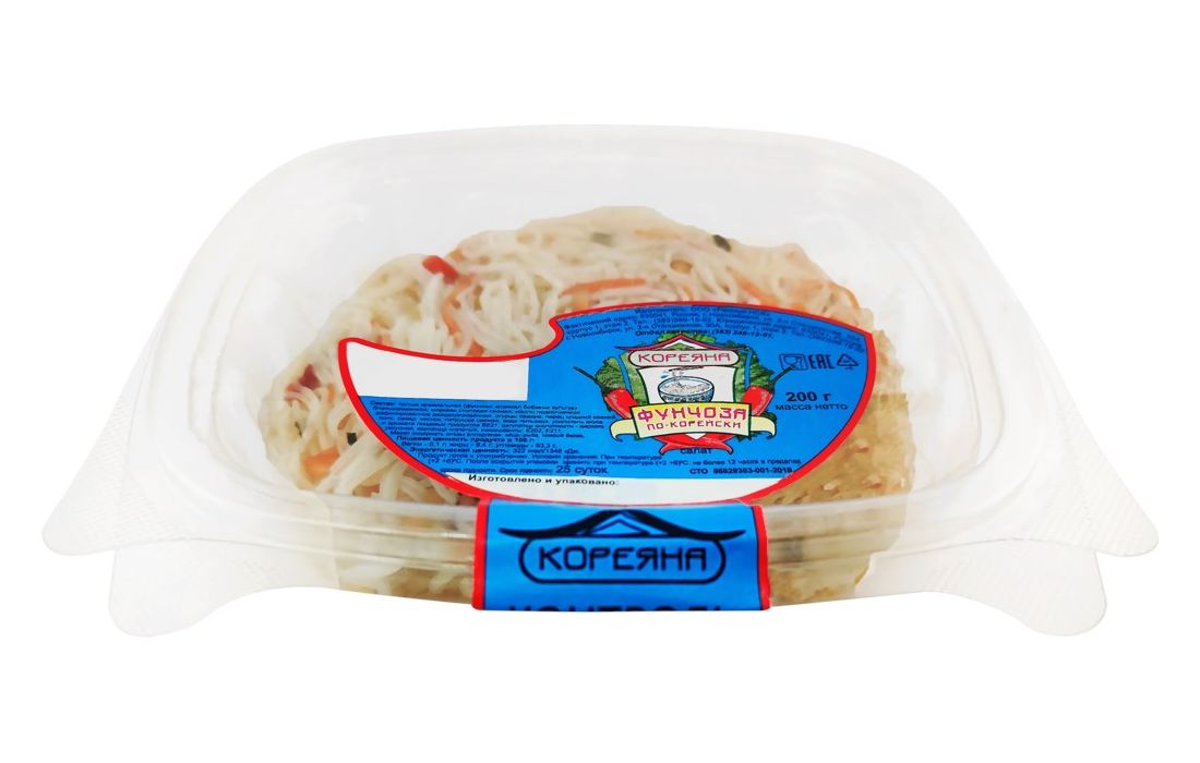 

Салат из фунчозы по-корейски 200 г