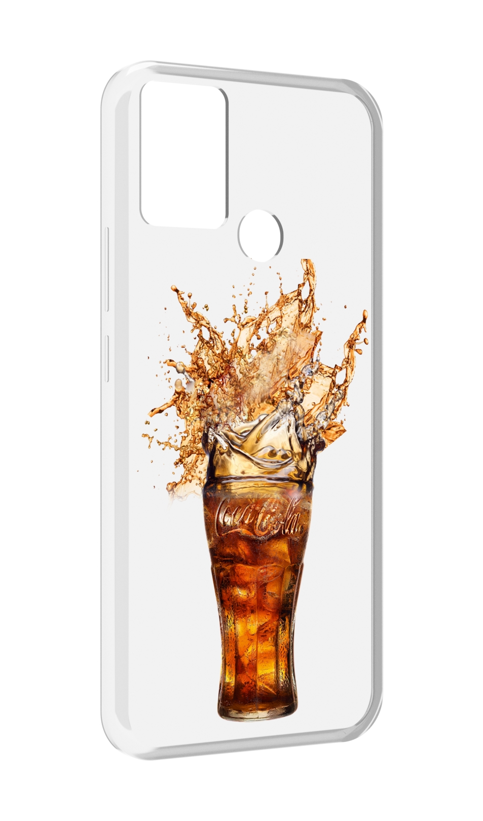 

Чехол MyPads Кола-в-стакане для Infinix Hot 11 Play, Прозрачный, Tocco