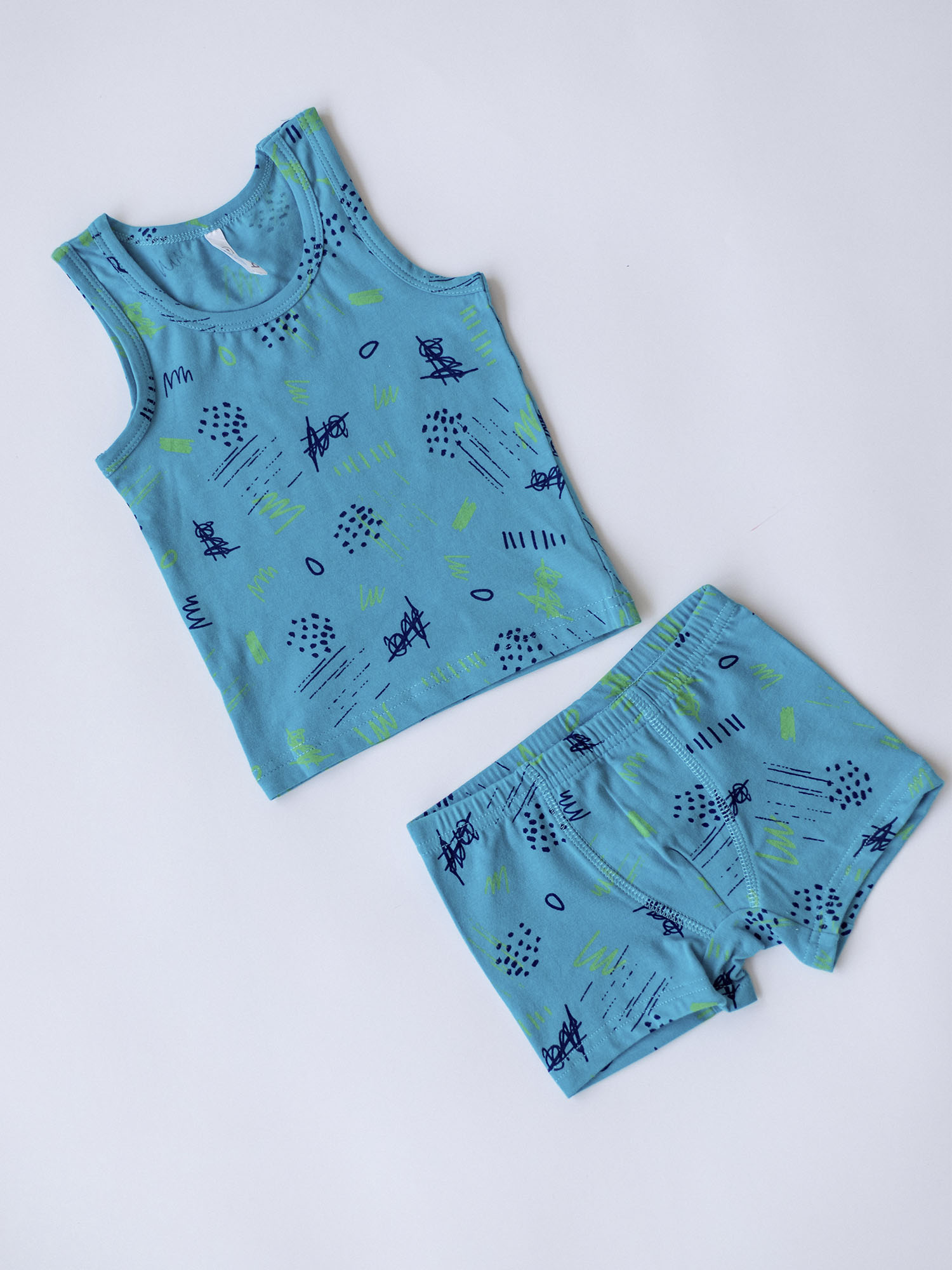 

Комплект нижнего белья Batik 0064_НБ21 цв. бирюзовый р. 134, 0064_НБ21
