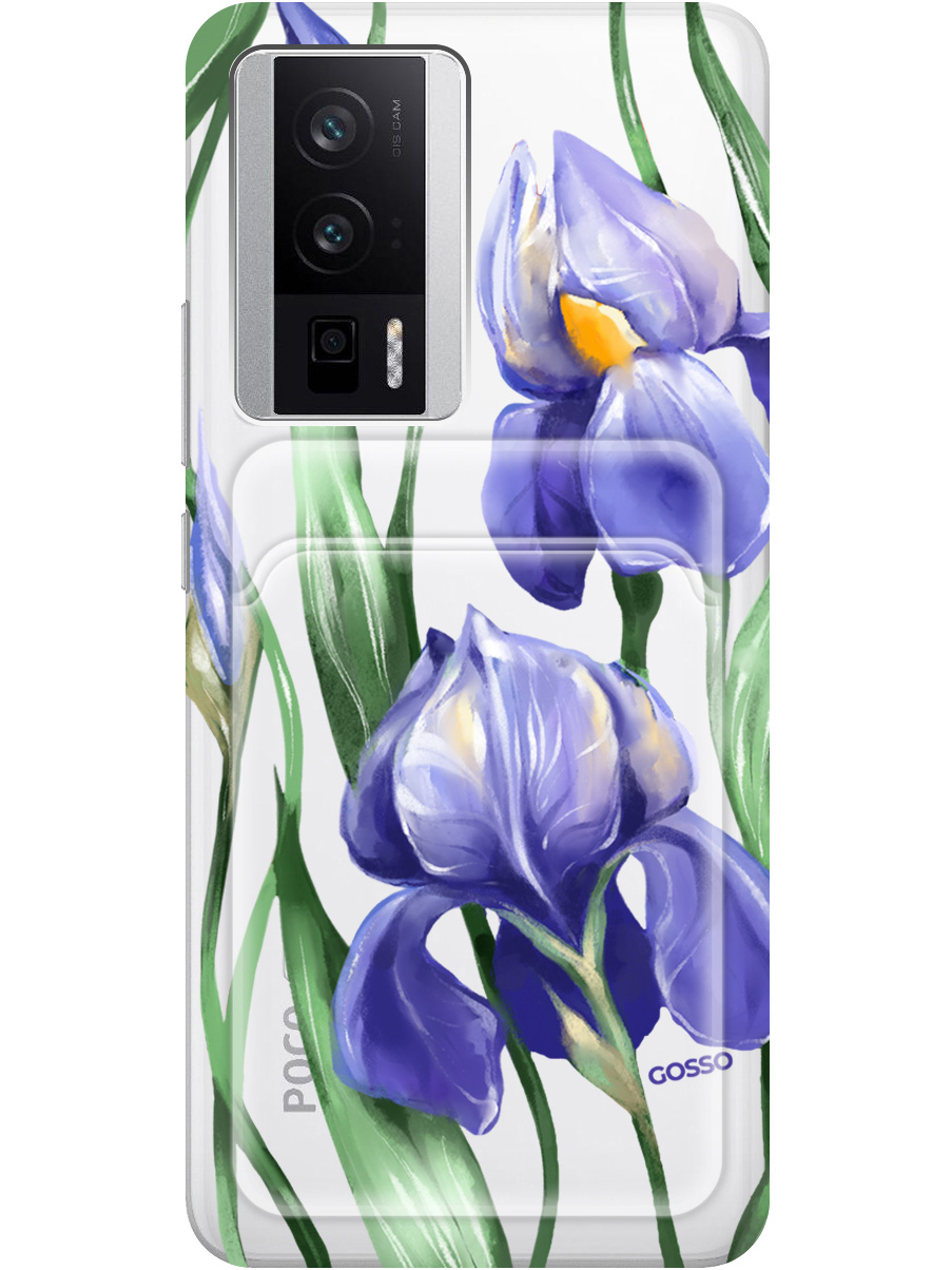 

Силиконовый чехол на Poco F5 Pro с рисунком "Amazing Irises" прозрачный, Прозрачный;белый;синий, 20011994