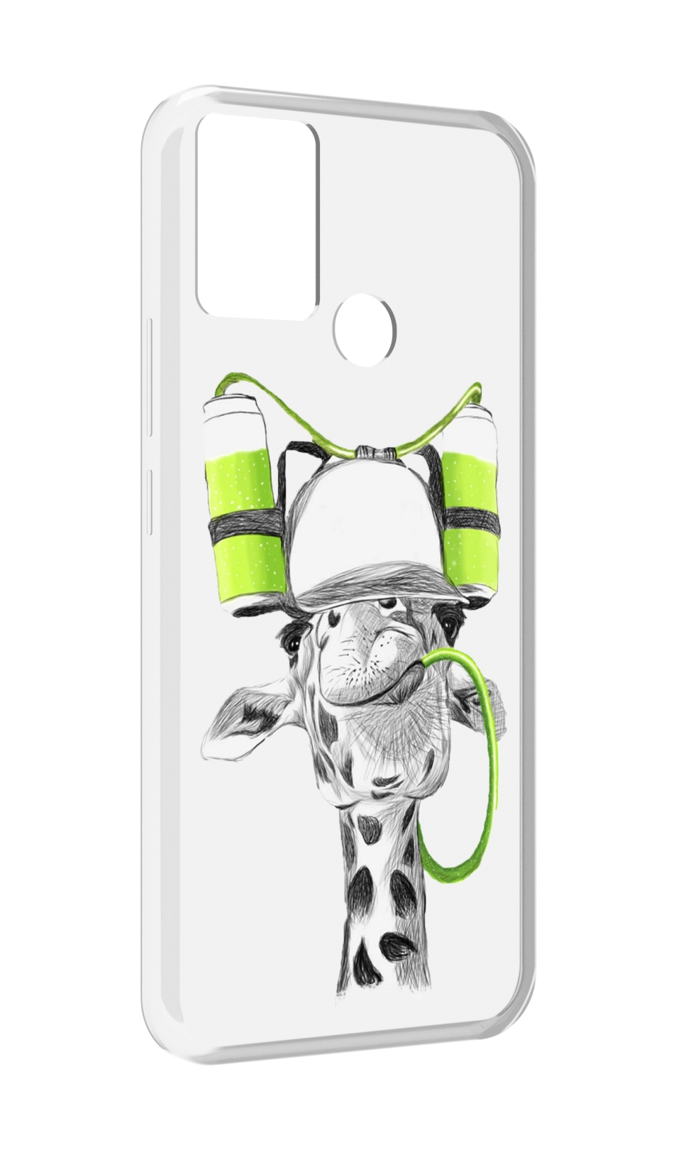 

Чехол MyPads Жираф для Infinix Hot 11 Play, Прозрачный, Tocco