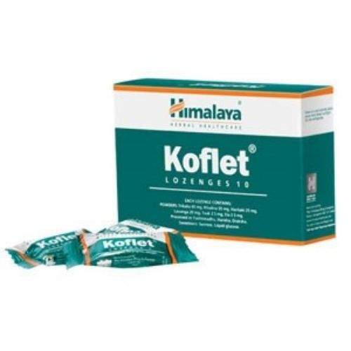 

Леденцы от кашля Koflet Himalaya 125 мг Кофлет Хималая От боли в горле Антисептик 10 шт