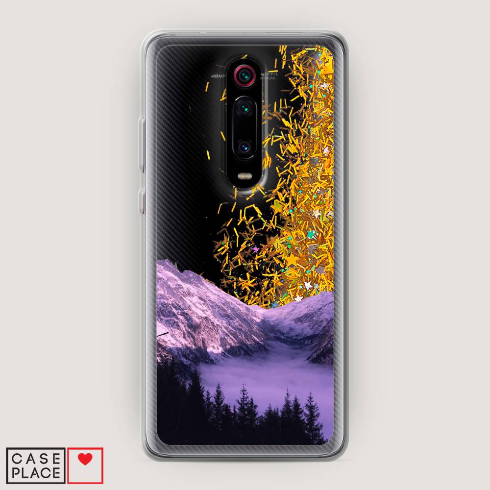 

Жидкий чехол с блестками "Горный туман" на Xiaomi Mi 9T, 35790-1