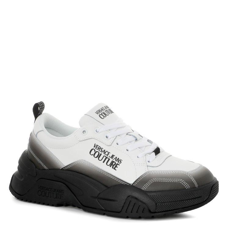 

Кроссовки мужские VERSACE JEANS 72YA3SF6 белые 41 EU, 72YA3SF6