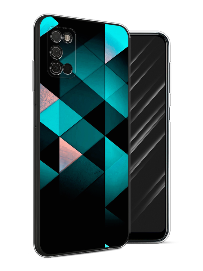

Чехол Awog на Samsung Galaxy A03S / Самсунг A03S "Геометрия 16", Разноцветный, 2103250-3
