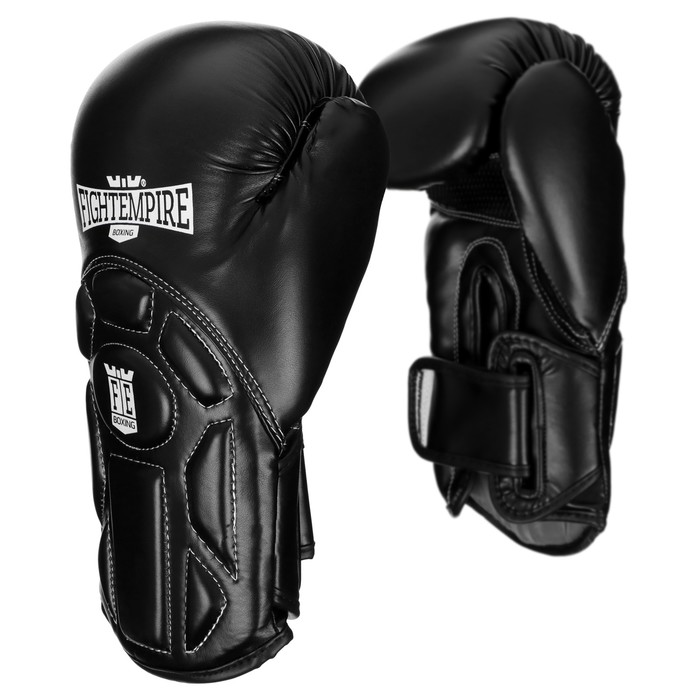 

Перчатки боксёрские FIGHT EMPIRE, PREMIUM, 10 унций, Черный
