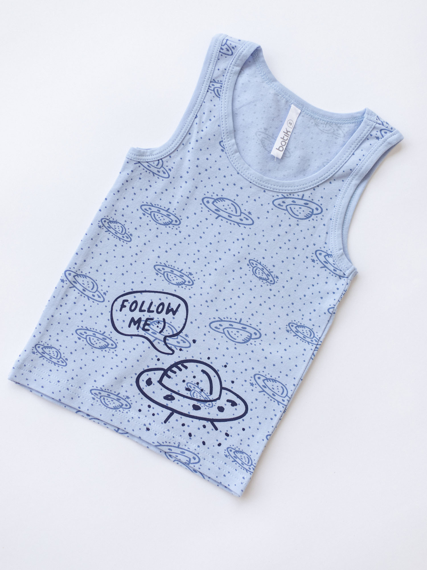 

Майка бельевая детская Batik 0043_НБ21 цв. голубой р. 134, 0043_НБ21