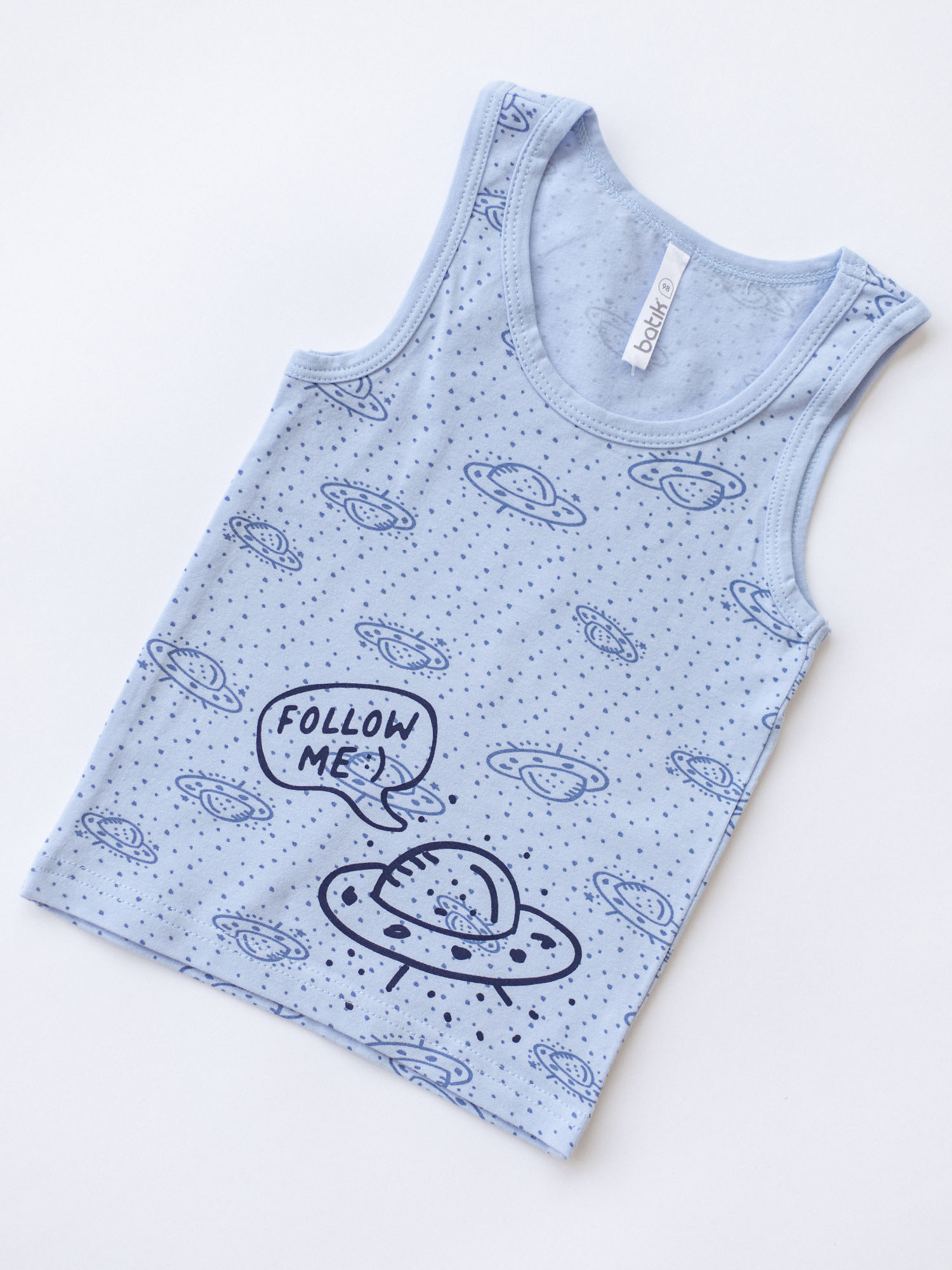 

Майка бельевая детская Batik 0042_НБ21 цв. голубой р. 116, 0042_НБ21