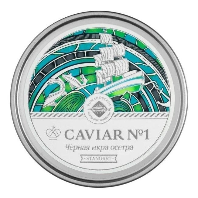 Икра осетровая черная Сaviar Standart непастеризованная 50 г