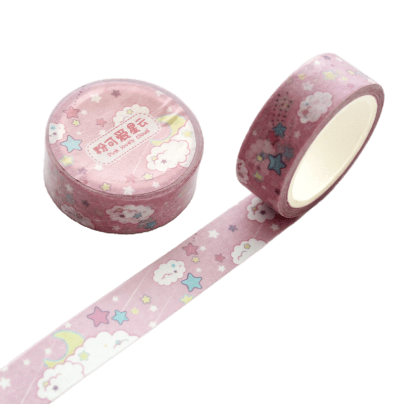 

Декоративный скотч pink lovely cloud розовое милое облако 010626