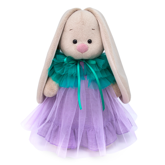 фото Мягкая игрушка budi basa зайка ми в платье с перелиной, 25 см