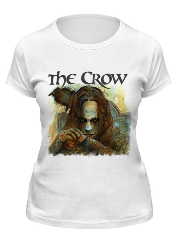 

Футболка женская Printio The crow белая 2XL, Белый, The crow