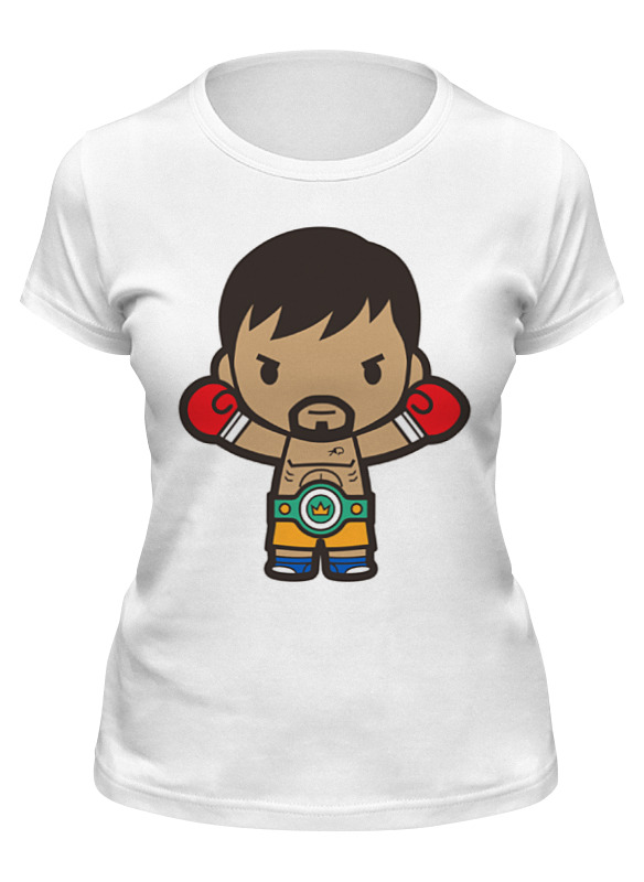 

Футболка женская Printio Мэнни пакьяо (pacman) белая 2XL, Белый, Мэнни пакьяо (pacman)