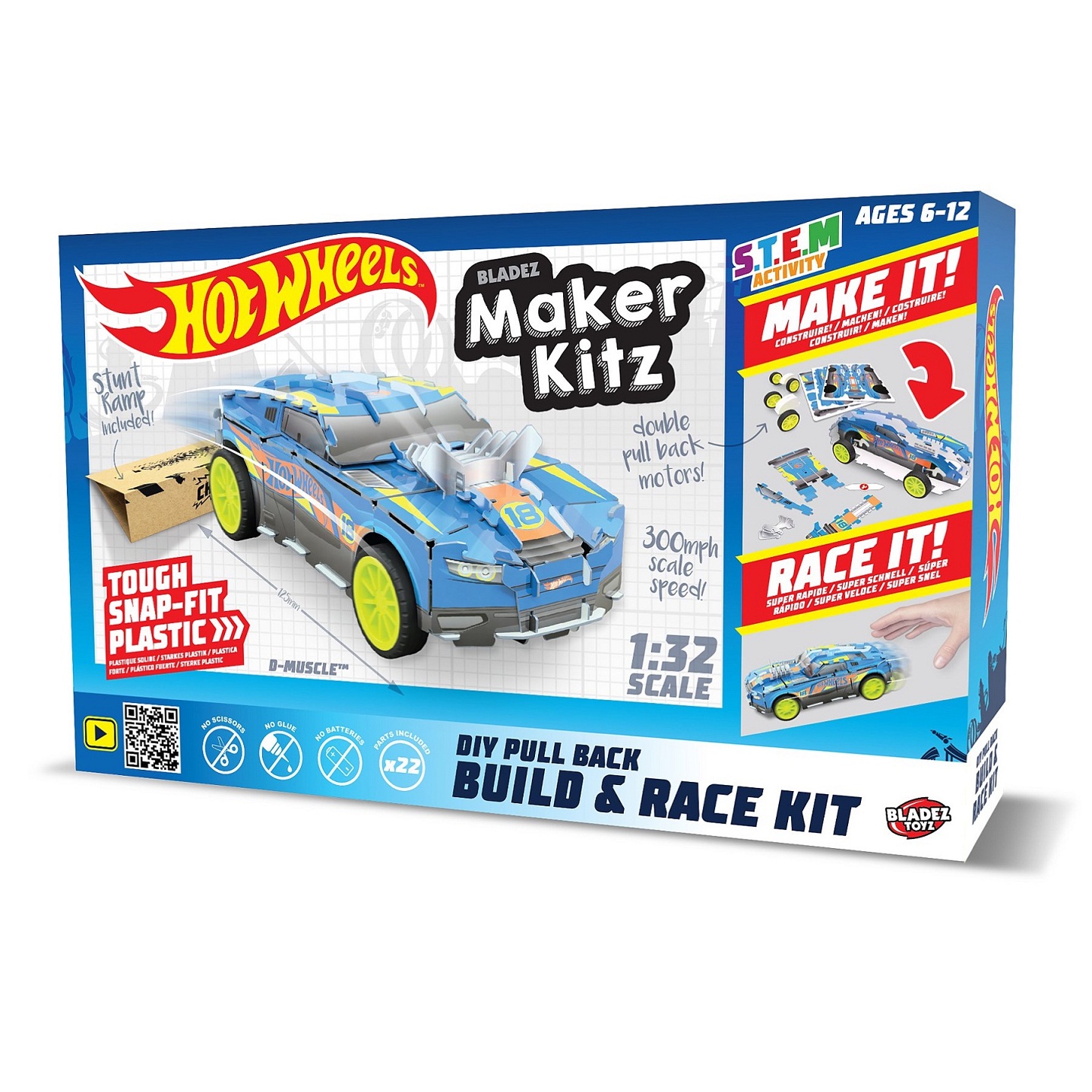 

Сборная модель 1toy Hot Wheels Winning Formula, Разноцветный