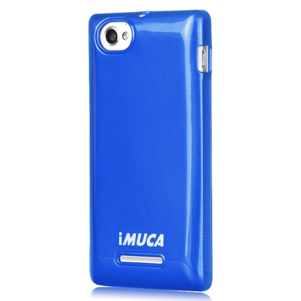 

Чехол силиконовый для Sony Xperia M iMUCA Colorful Case TPU (Голубой)