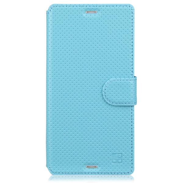 фото Кожаный чехол для sony xperia z3 imuca noble leather series (sky blue) gsmin